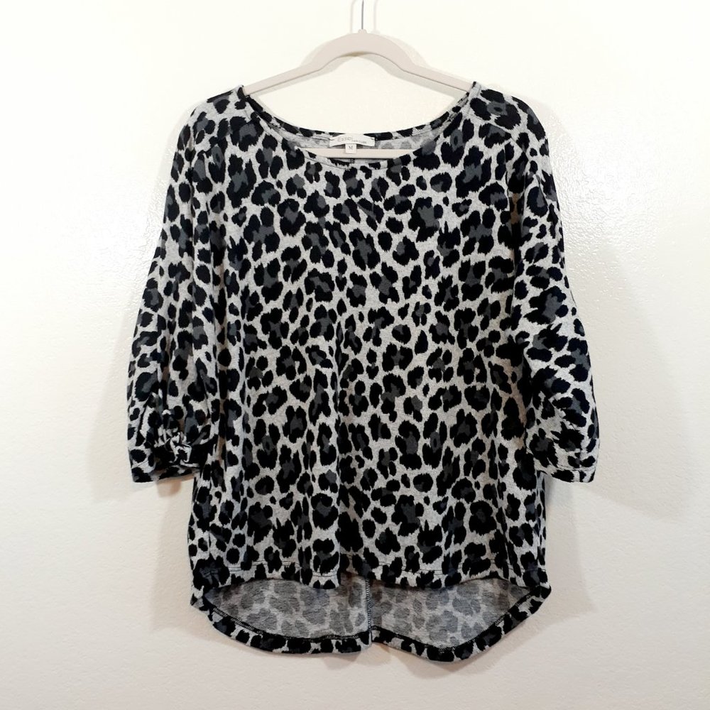 Animal print top